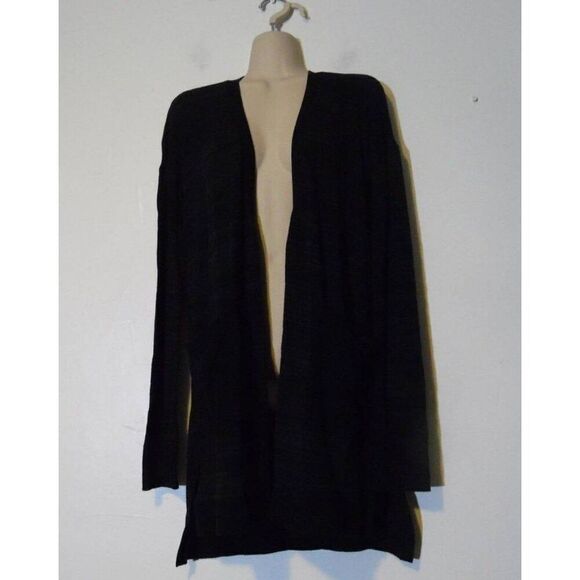 Calvin Klein Kimono Cardigan Ladies Medium Black Kimono Light Weight - Picture 3 of 8